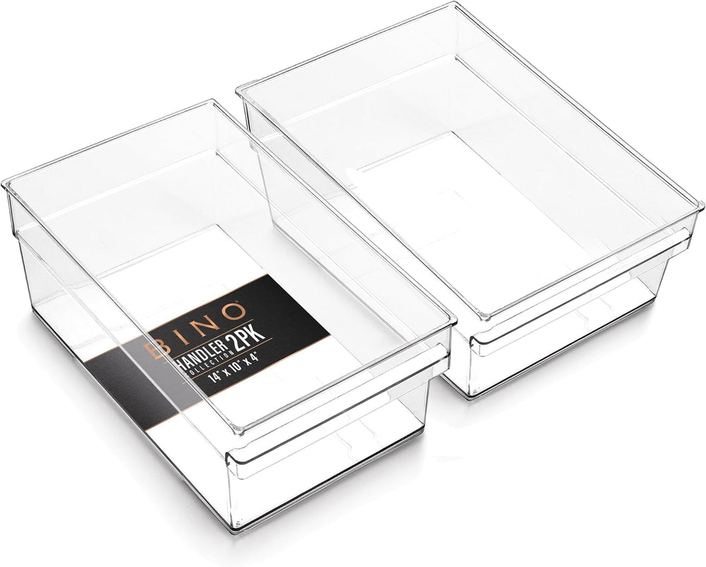 BINO | Plastic Storage Bins, X-Large | THE HANDLER COLLECTION | Multipurpose ...