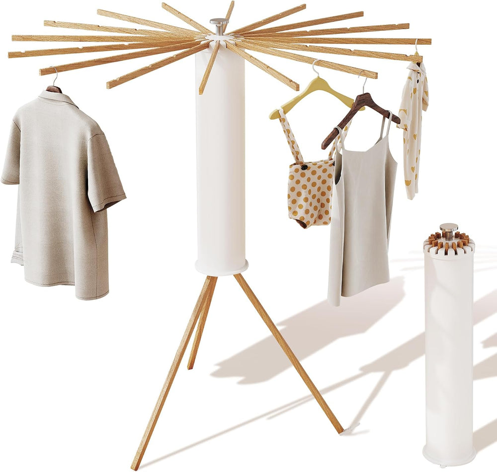 LIENAHU Clothes Drying Rack Tripod,Drying Rack Clothing,Laundry Drying Rack,F...