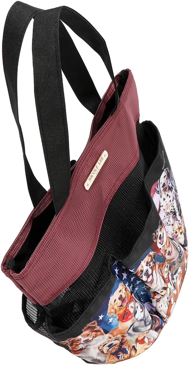 Nicole Lee Fashion Caddy Organizer Bag, 6 Pockets, Polyester, Meshed