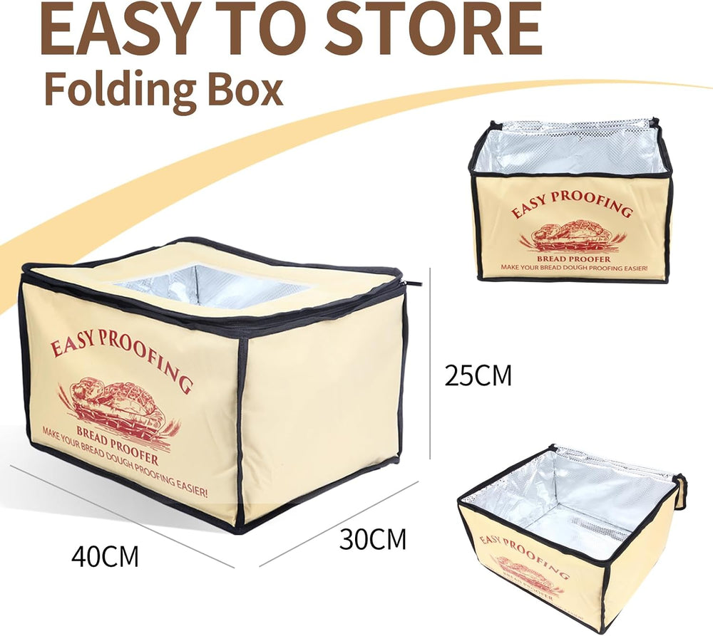 Bread Proofing Box, Electric Dough Proofing Box, Quick Dough Proofer, Tempera...