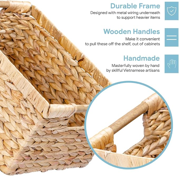 Large Wicker Basket Rectangular