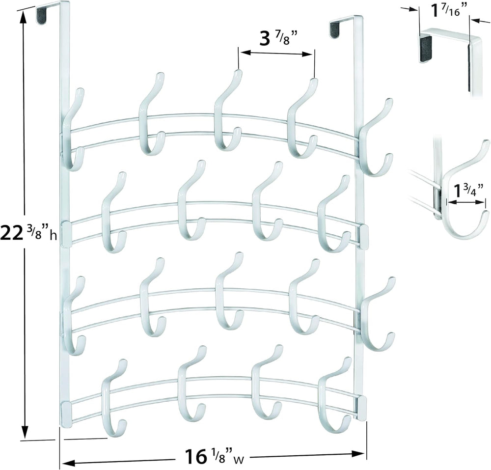 LYNK Professional® Home™ 36 Hook Over the Door Hooks, Door Hanger
