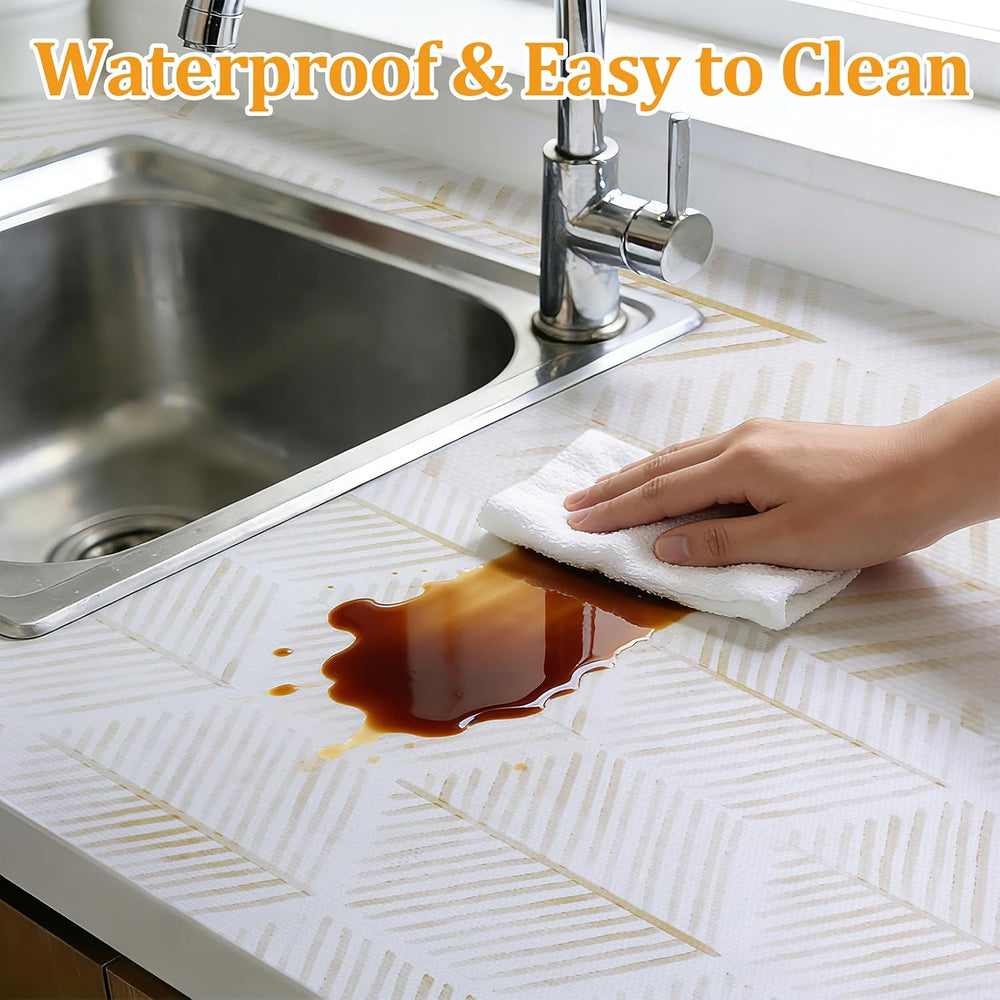 Drawer and Shelf Liner for Kitchen Cabinet, Cupboard, Desks, Pantry, Tool Box...