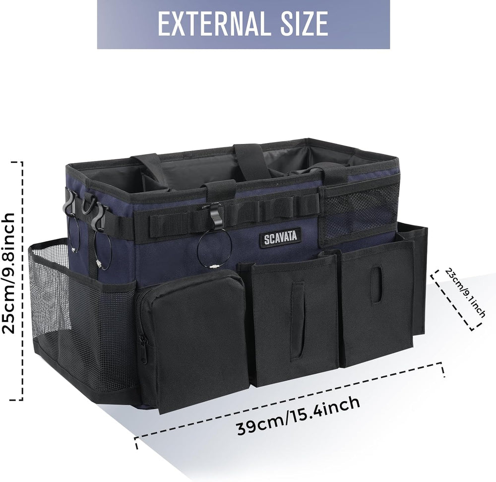 SCAVATA Wearable Cleaning Caddy Bag, Cleaning Caddy Supplies Organizer with H...