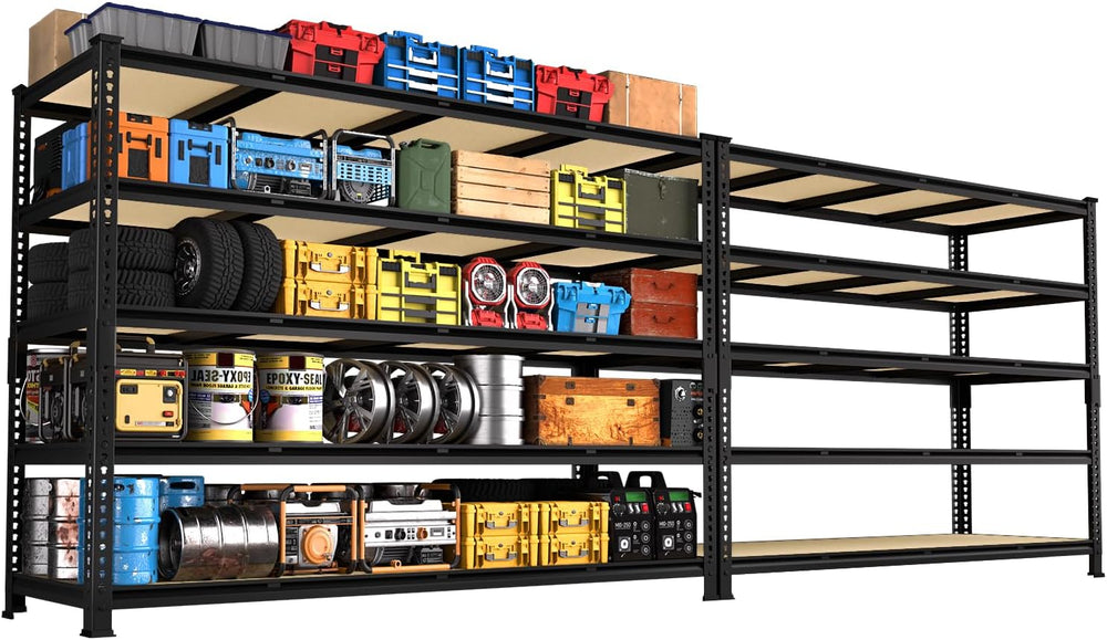 PrimeZone 60" W X 24" D X 72" H Heavy Duty Garage Storage Shel...