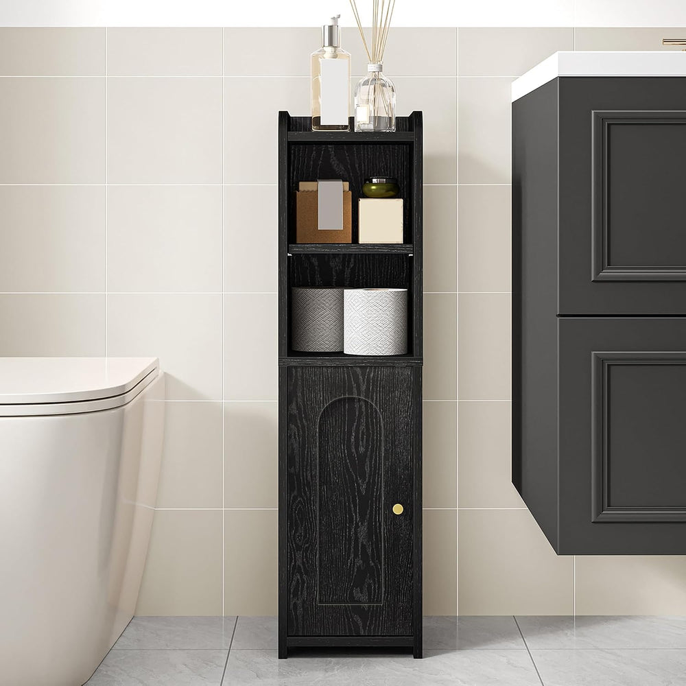 Hzuaneri Bathroom Storage Cabinet, Narrow Toilet Paper Cabinets with Doors