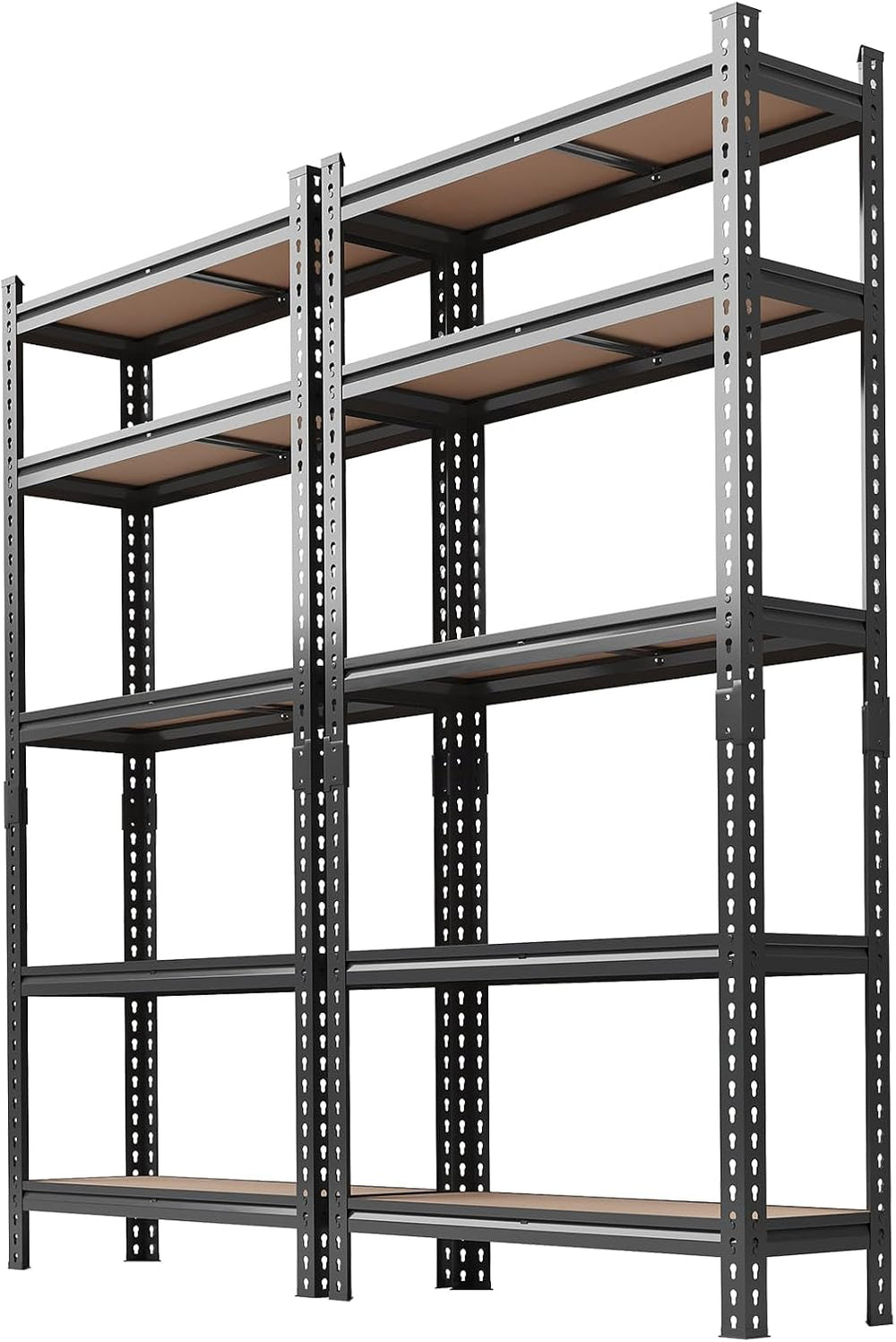 GarveeLife Heavy Duty Adjustable Metal Storage Rack - 5-Tier Utility Shelving...