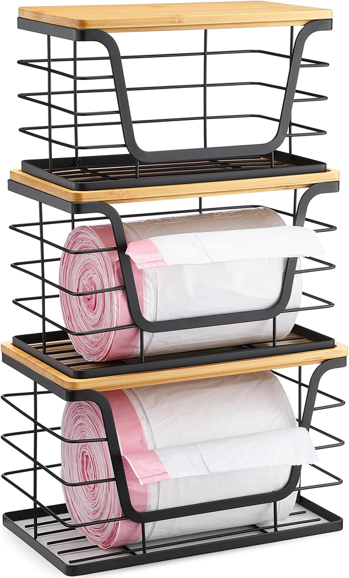 ALOCEO 3 Pack Stackable Storage Bins
