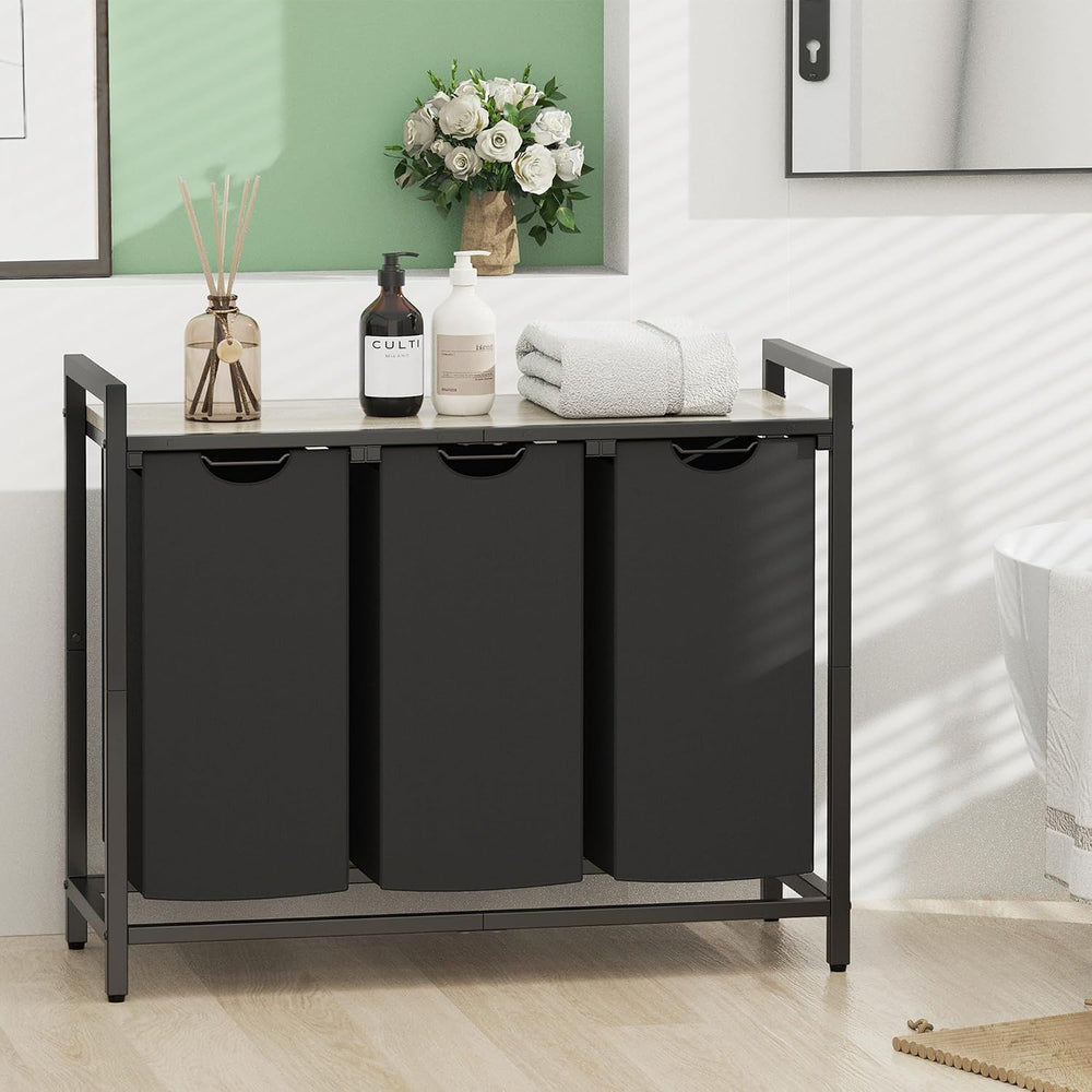 Laundry Hamper, Laundry Basket, Laundry Sorter with 2 Pull-Out and Removable ...