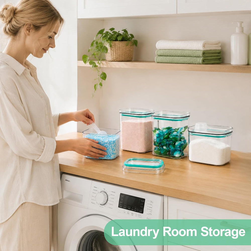 5-in-1 Trash Bag Dispenser, Laundry & Dishwasher Pods Storage Container