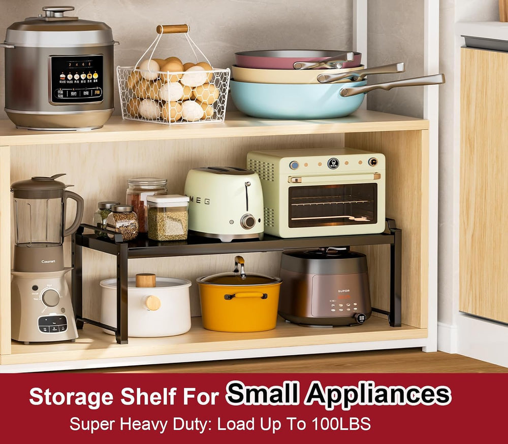 X-cosrack 12" Wide 100LBS Loading-Bearing Heavy Duty Kitchen Storage She...