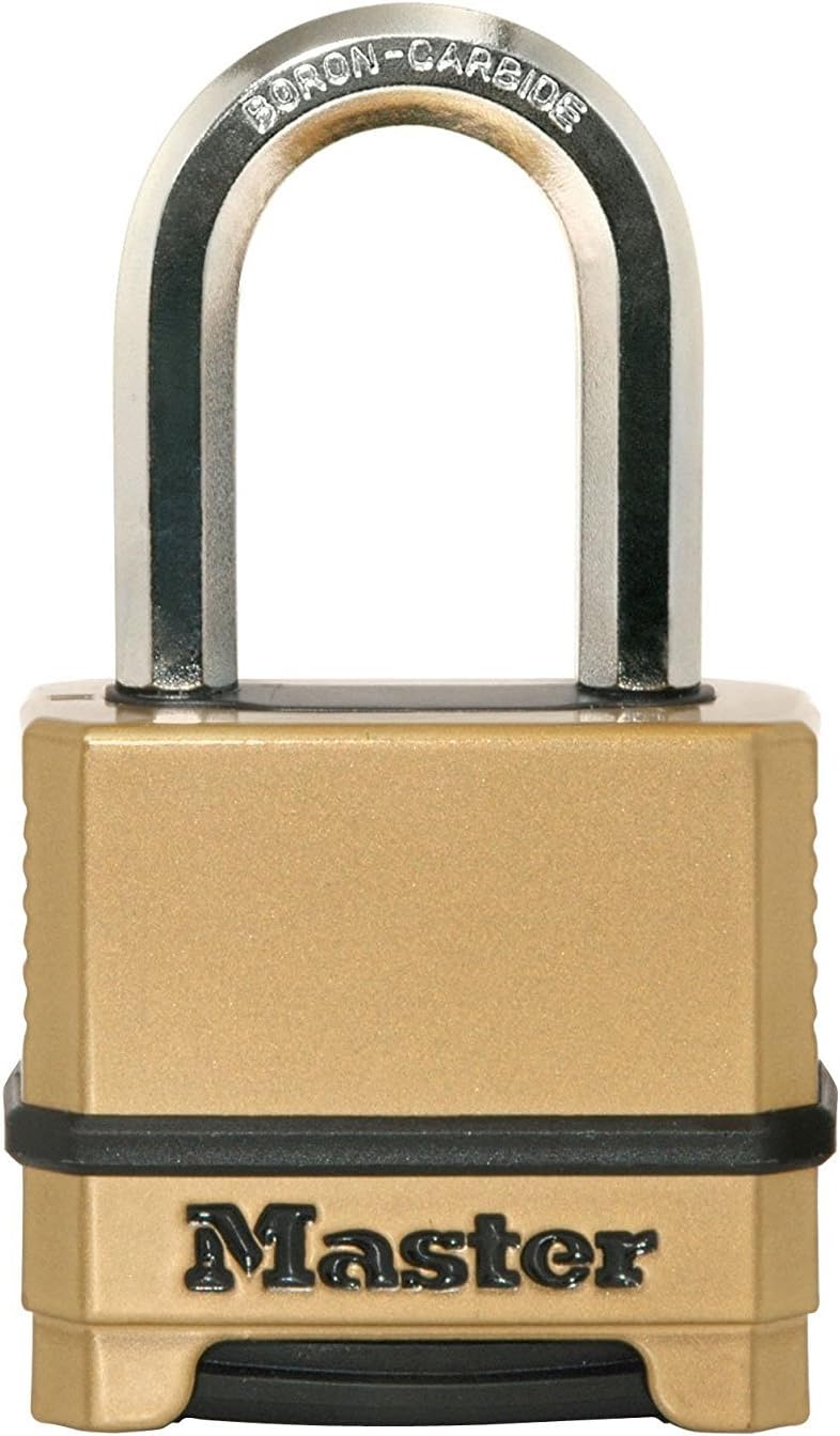 Master Lock Combination Lock, Heavy Duty Weatherproof Padlock, Resettable for...