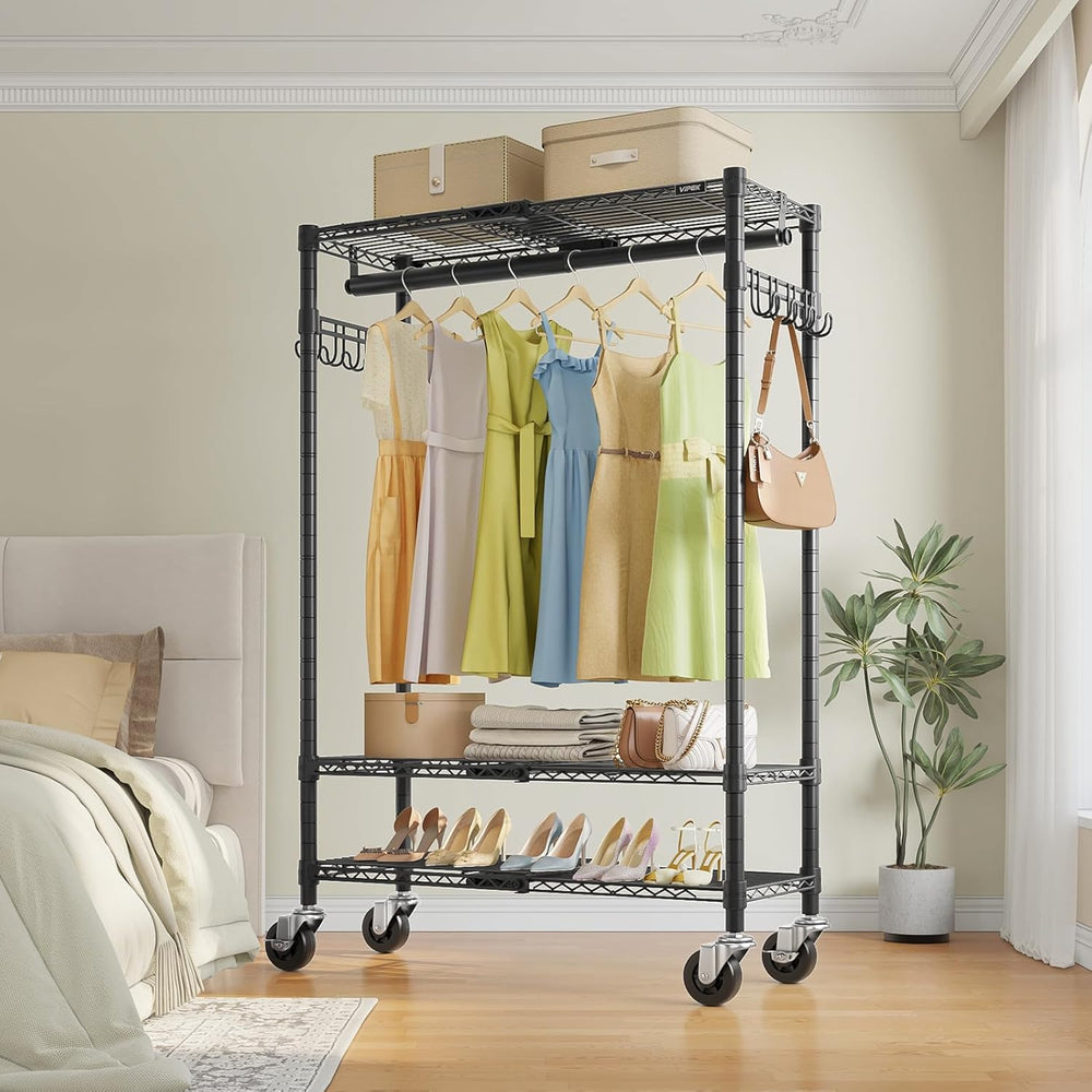 VIPEK R3X Heavy Duty Clothes Rack for Hanging Clothes Rolling Garment Rack
