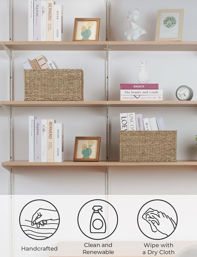 StorageWorks Wicker Storage Basket