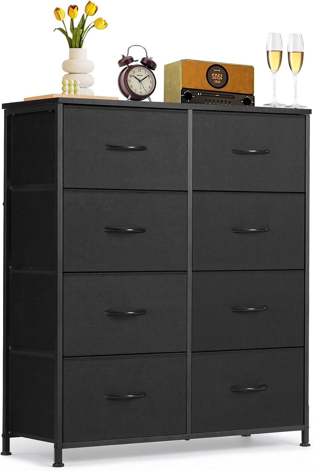 8-Drawer Dresser for Bedroom, Anti-Tip Tall Storage Organizer
