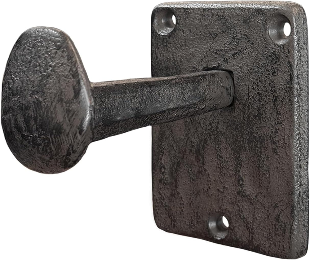 Rustic Cast Iron Railroad Spike Wall Hook, 3.8 * 2.7 * 2.8" Heavy Duty F...