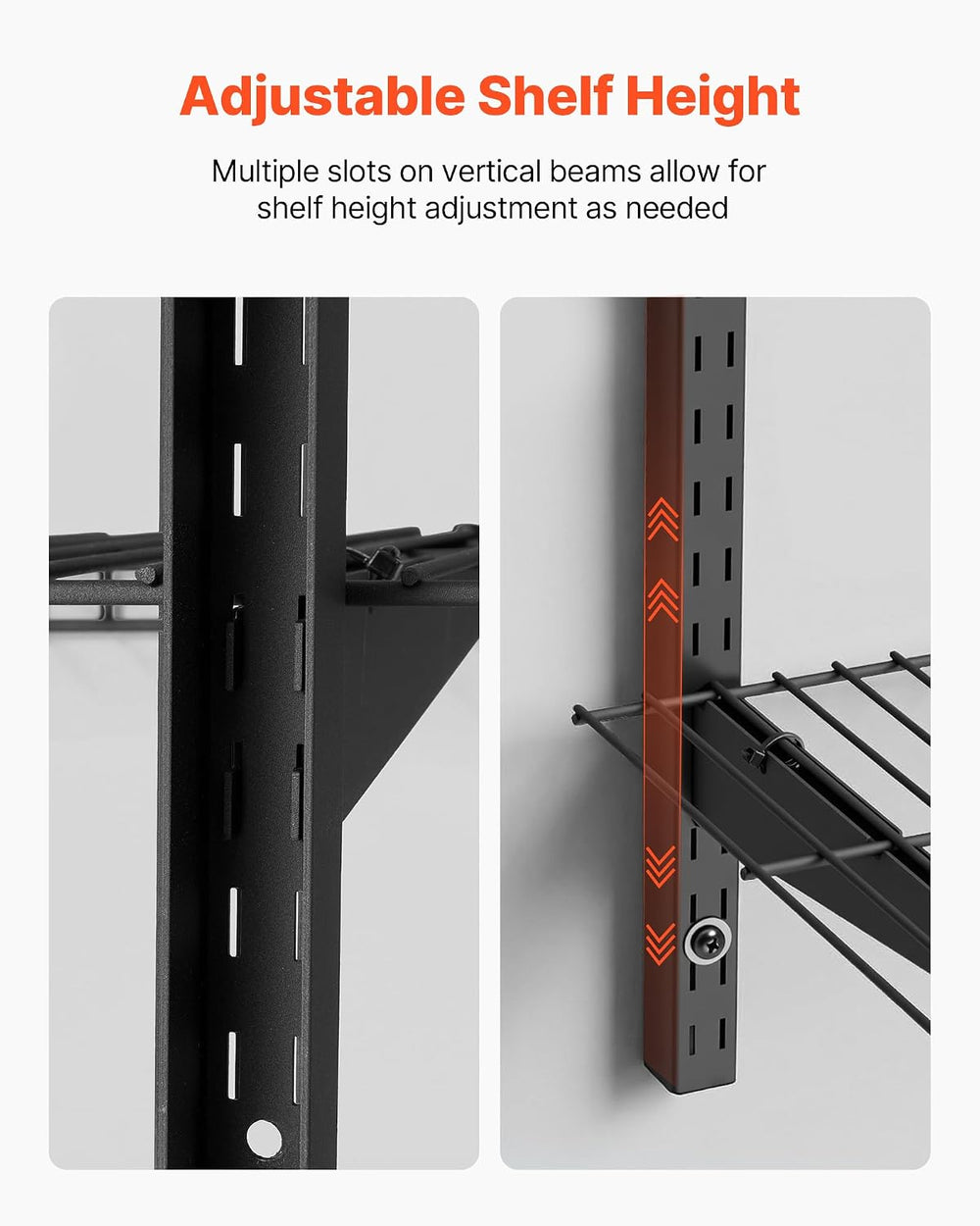 VEVOR 3-Tier Heavy Duty Wall Garage Shelving, 0.9 x 3 ft Steel Wall Mounted S...