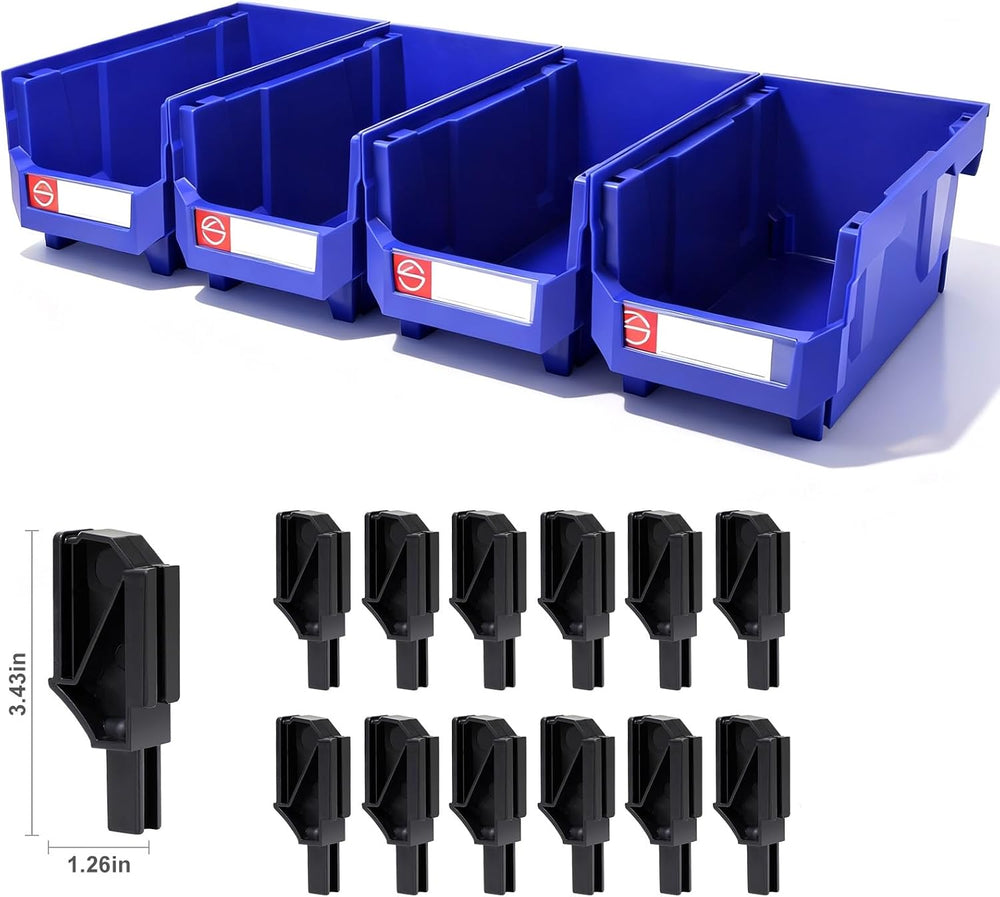 4Pack Storage Organizer Boxes,Desk Drawer Organizer, Stackable Storage Bins f...
