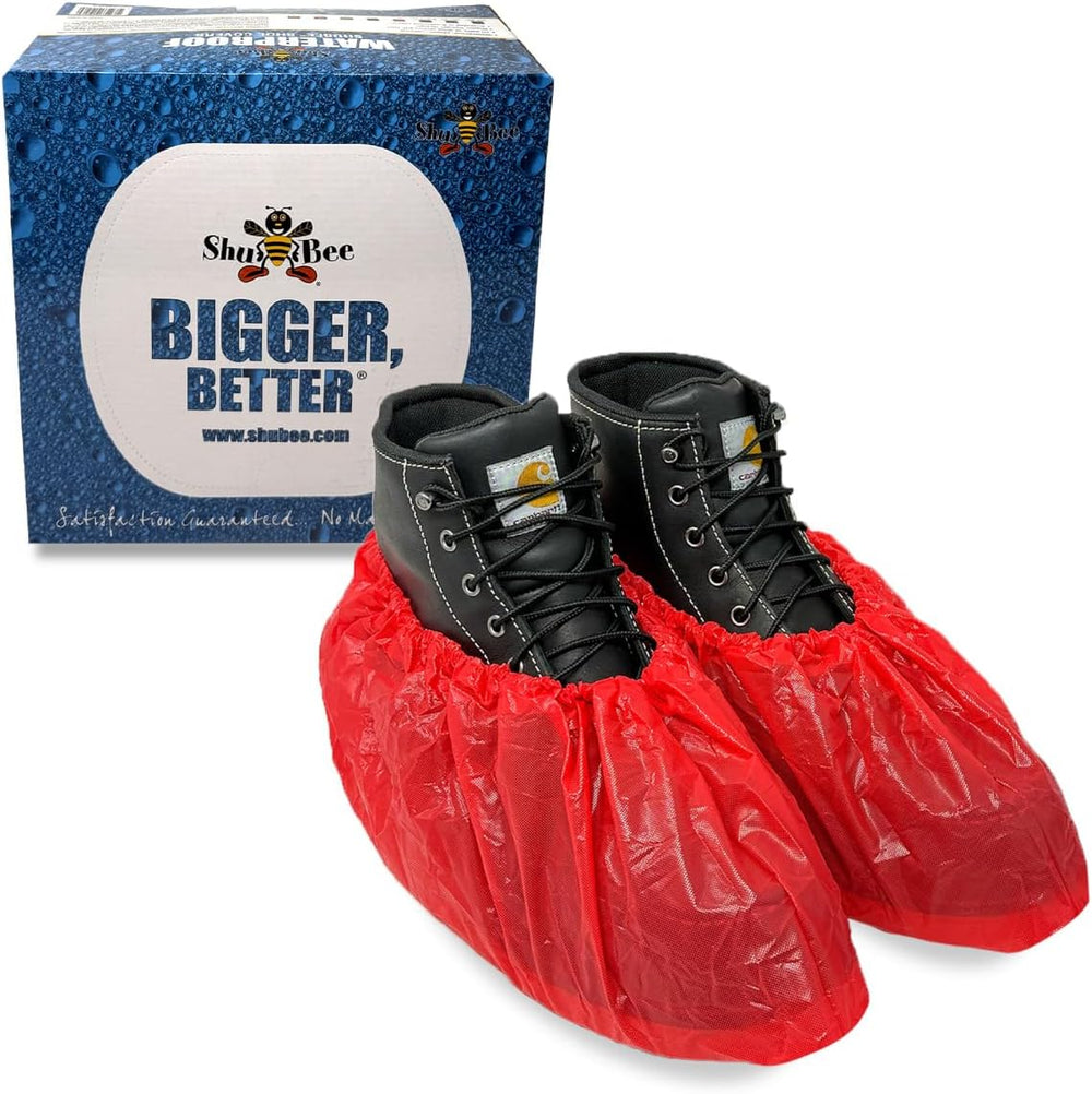 ShuBee Waterproof Shoe & Boot Covers Slip-Resistant Disposable for Plumbi...