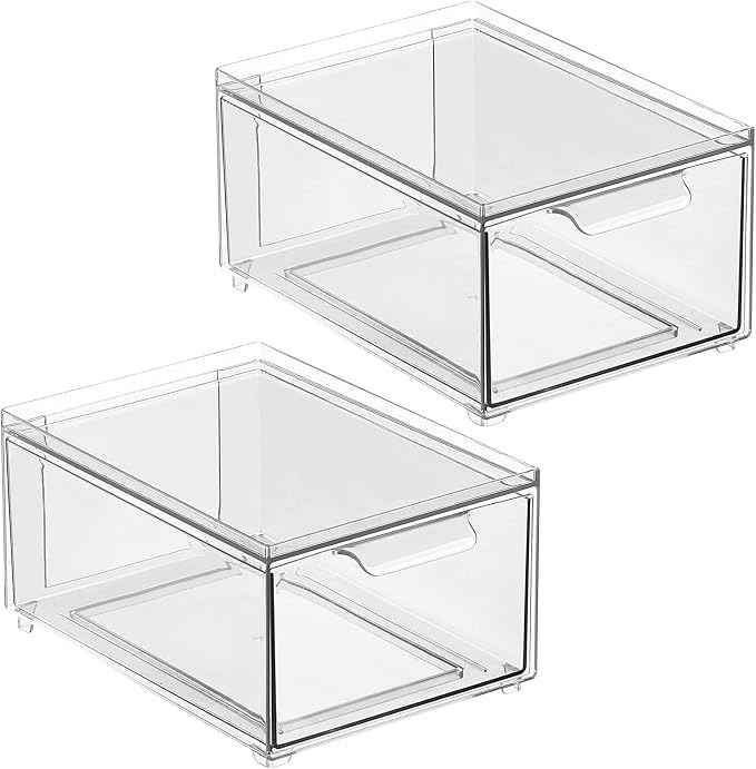 mDesign Stackable Storage Containers Box