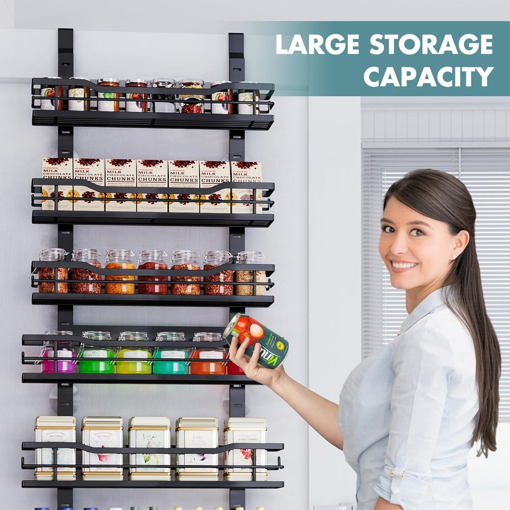 Eastherry Over The Door Pantry Organizer,9-Tier Over The Door Organizer with ...
