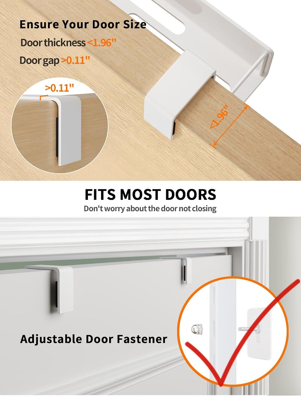 8-Tier Over Door Pantry Organizer, Metal Hanging Storage Rack for Kitchen Bed...
