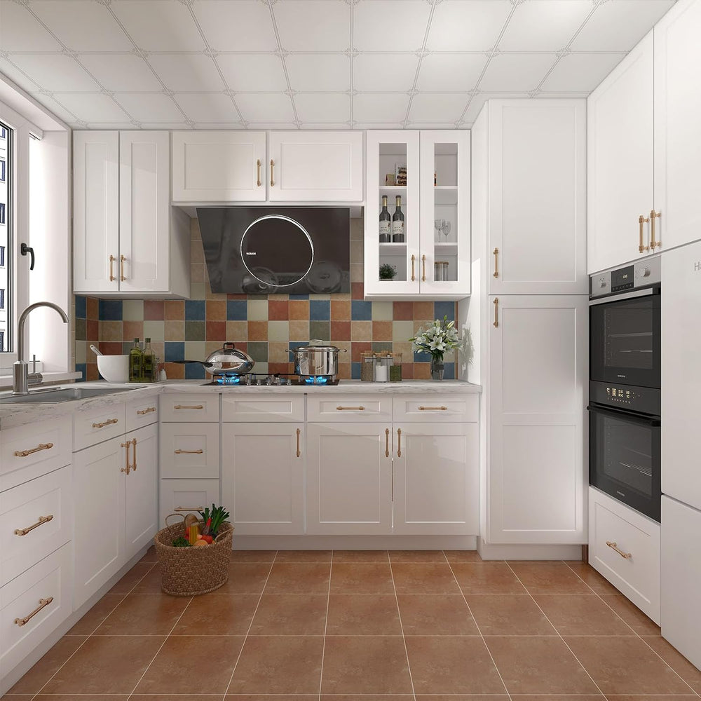 ROOMTEC RTA Wood Wall-Mounted Cabinet,Bathroom Medicine Cabinet