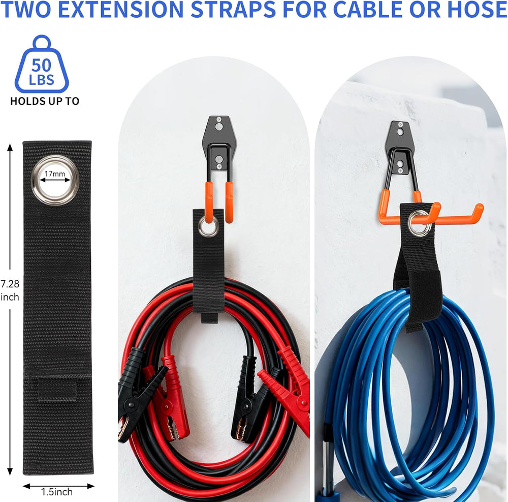 Garage Hooks Heavy Duty Garage Storage Hooks 24 Pack, Utility Steel Wall Moun...