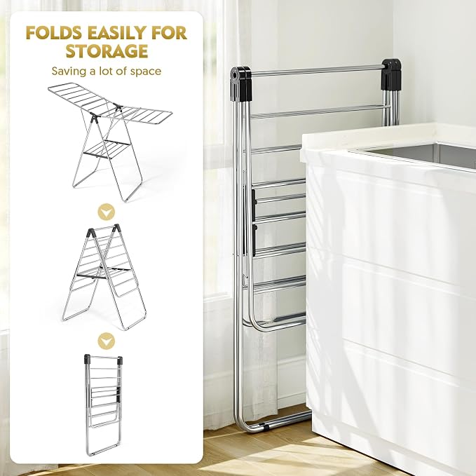 APEXCHASER Clothes Drying Rack, Drying Rack Clothing