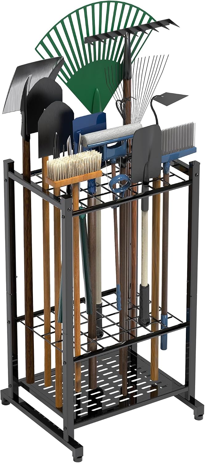 Garden Tool Organizer, Garage Tool Organizer & Garage Organization, Heavy...