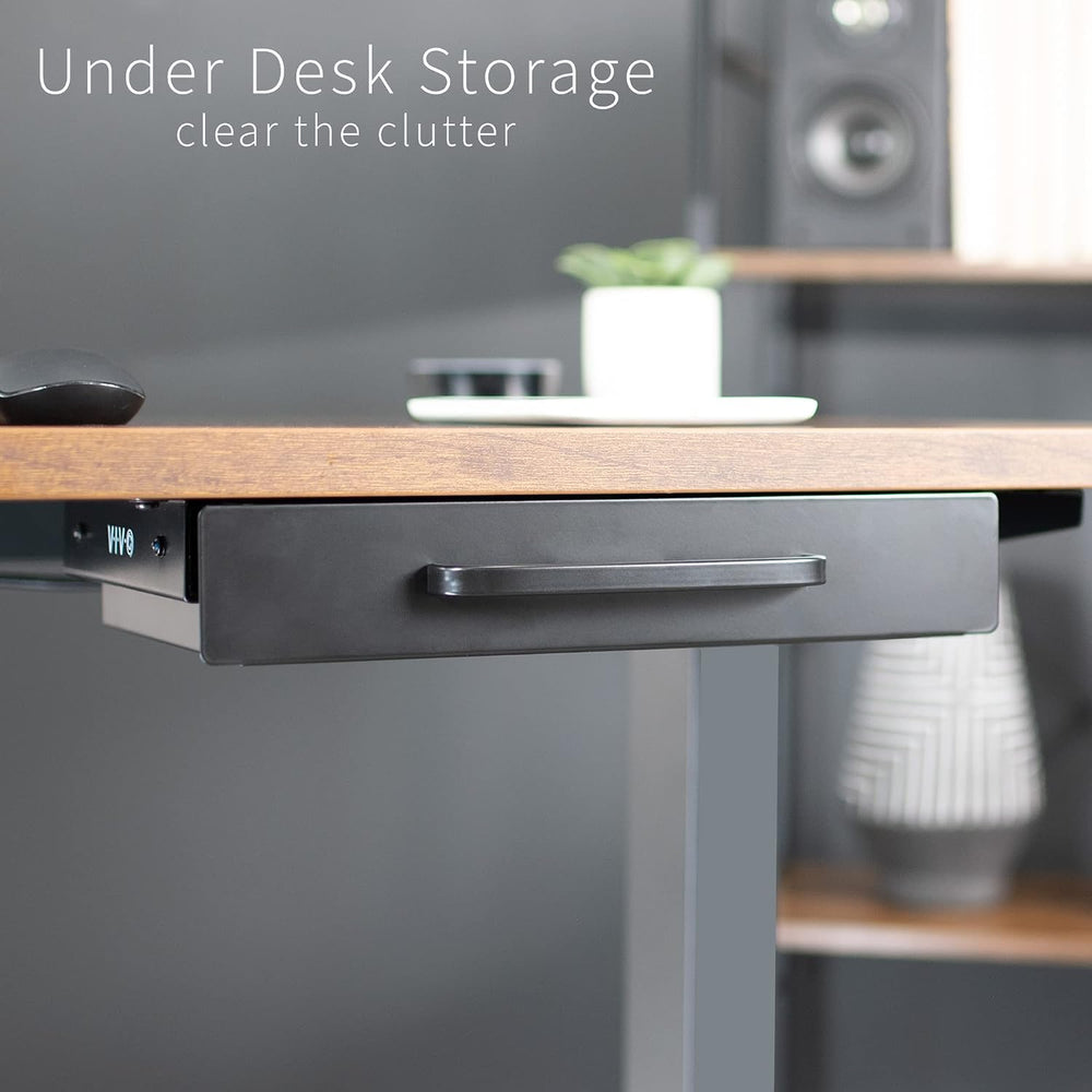 VIVO Black 13 x 9 in Under Desk Storage Drawer, DESK-DR1H-B