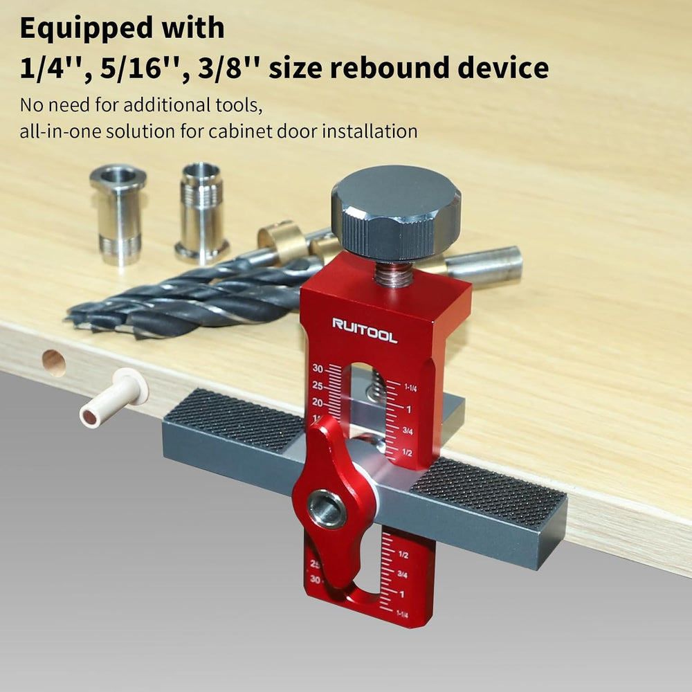 RUITOOL 2-in-1 Cabinet Door Mounting Jig for Frameless Cabinets Only