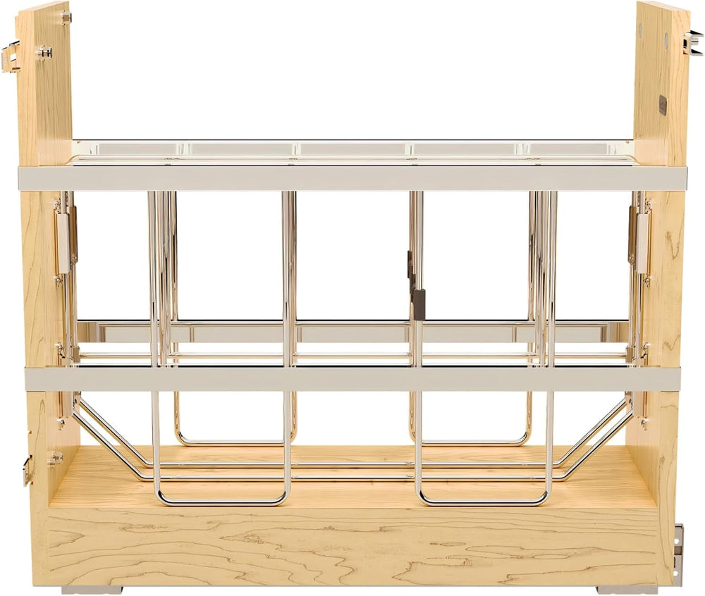 Rev-A-Shelf Pullout Bakeware Organizer w/Soft-Close, Min Opening 5.5" Wide