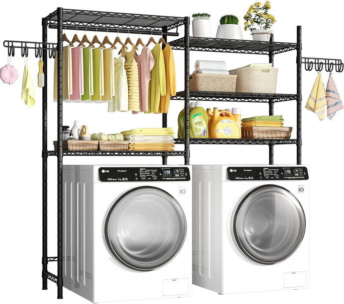Ulif U5 Over the Washer and Dryer Storage Shelf, Laundry Room Space Saver