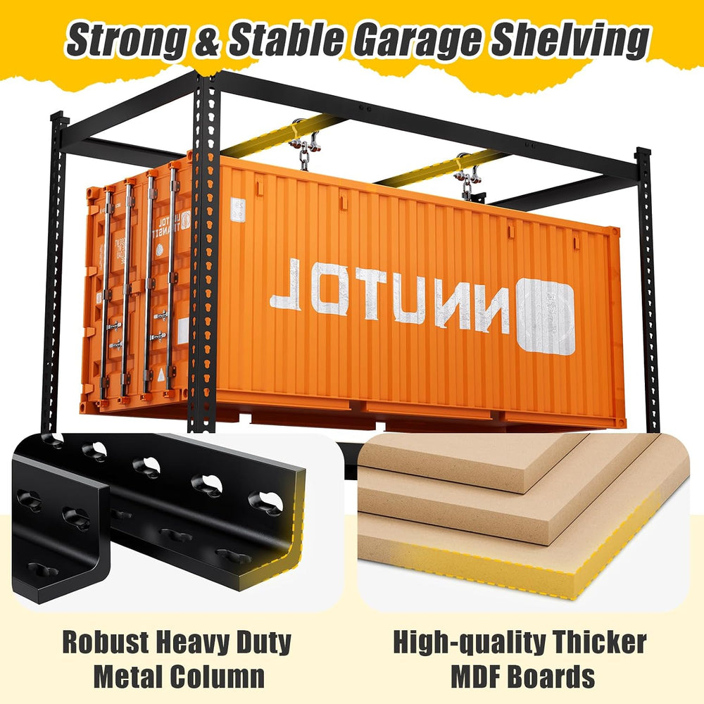 48" W x 18" D x 72" H Garage Shelving Heavy Duty - 5 Tier Meta...