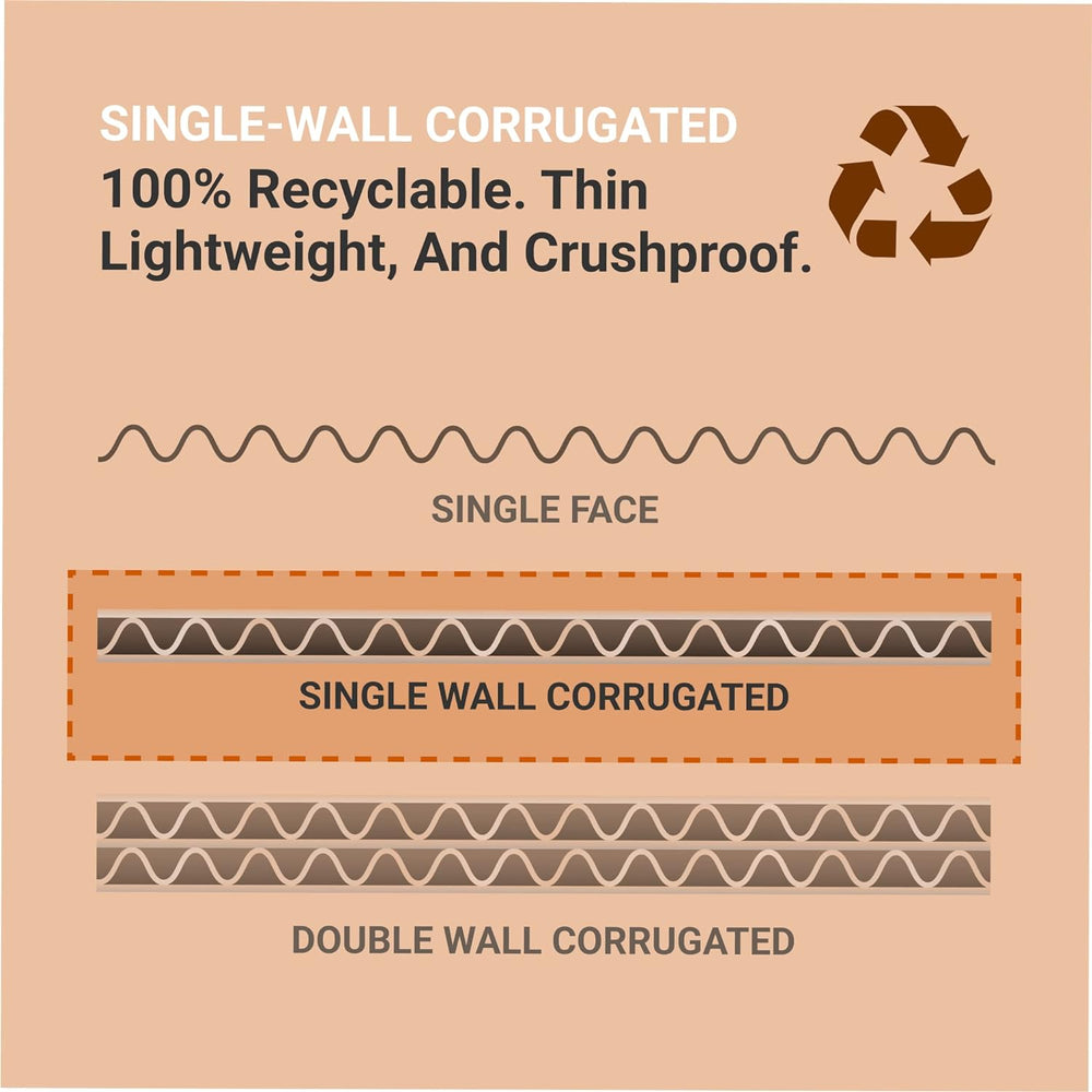 Box USA Storage Bins Small 9"L x 4"W x 4 1/2"H 50-Pack - Corru...