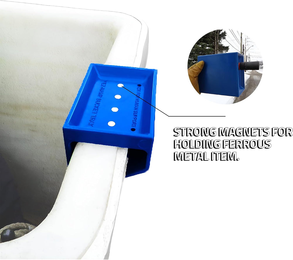 Lineman Bucket Tray for Bucket Truck – Blue Aerial Bucket Lip Tray with Paten...