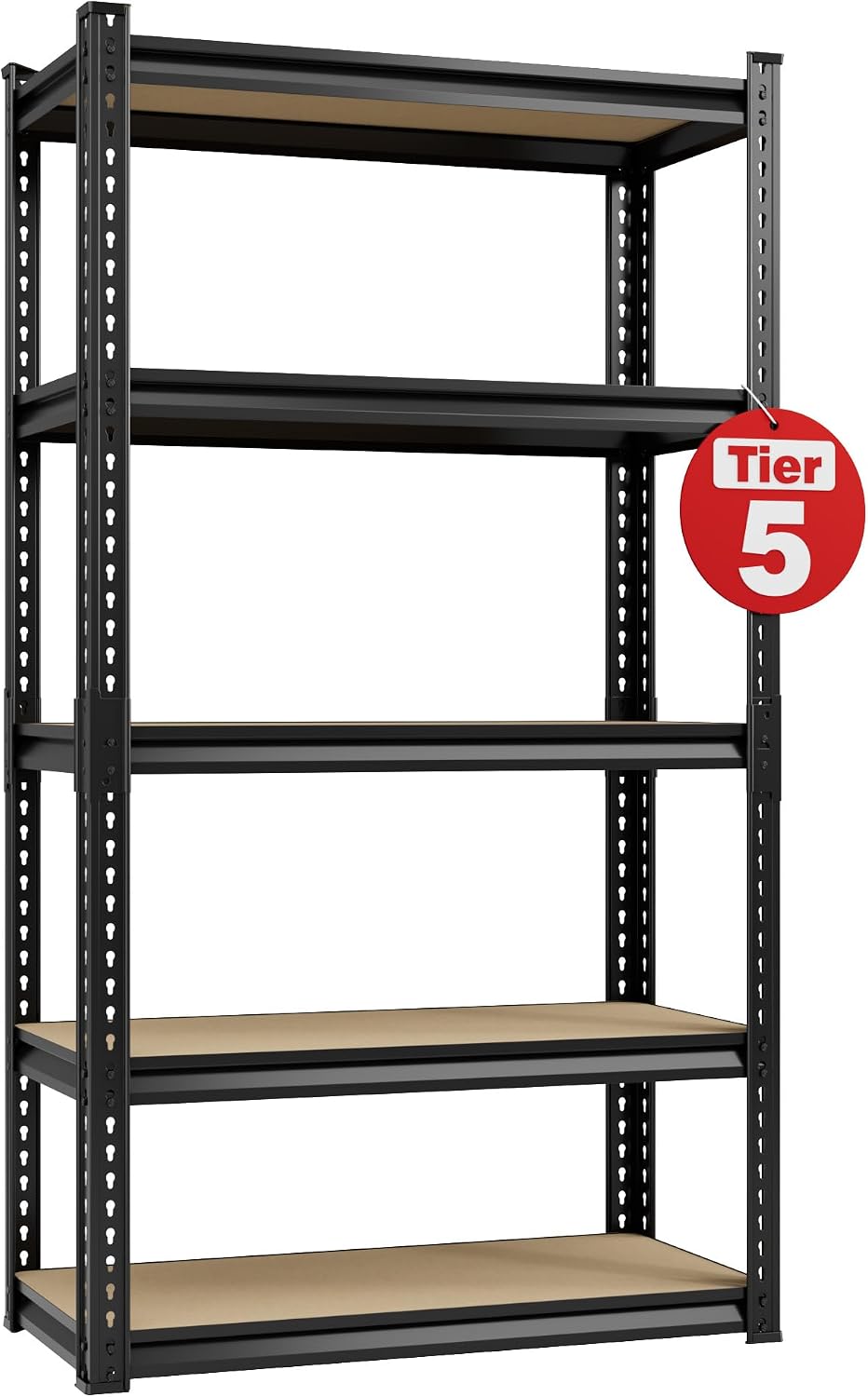 2025LBS Heavy Duty Garage Shelving 5-Tier Garage Storage Shelves