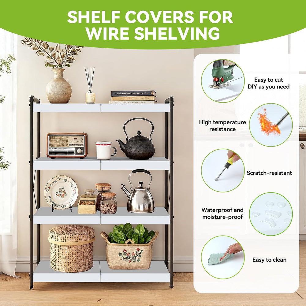 5 PCS Wire Shelf Covers,24*12 Wire Rack Covers for Shelves,0.31in Thick