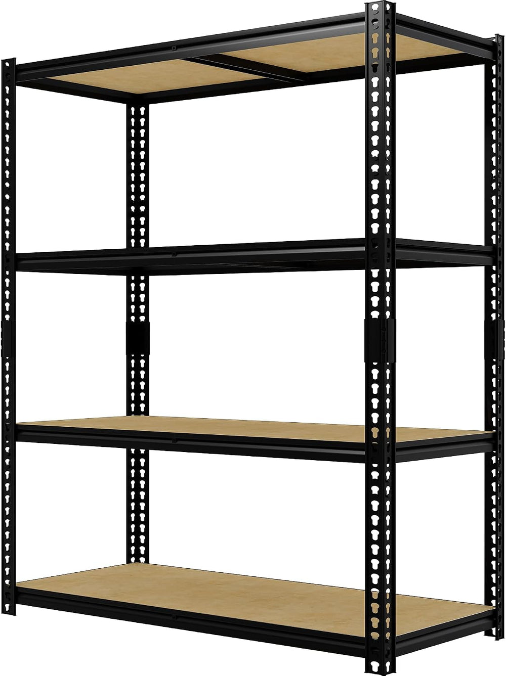 GarveeTech Garage Storage Shelves 4 Tiers, 2000 Lb Capacity Heavy Duty Metal ...