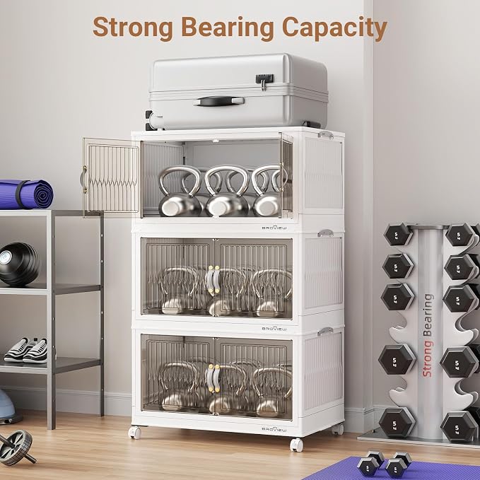 BROVIEW 320Qt Stackable Storage Bins