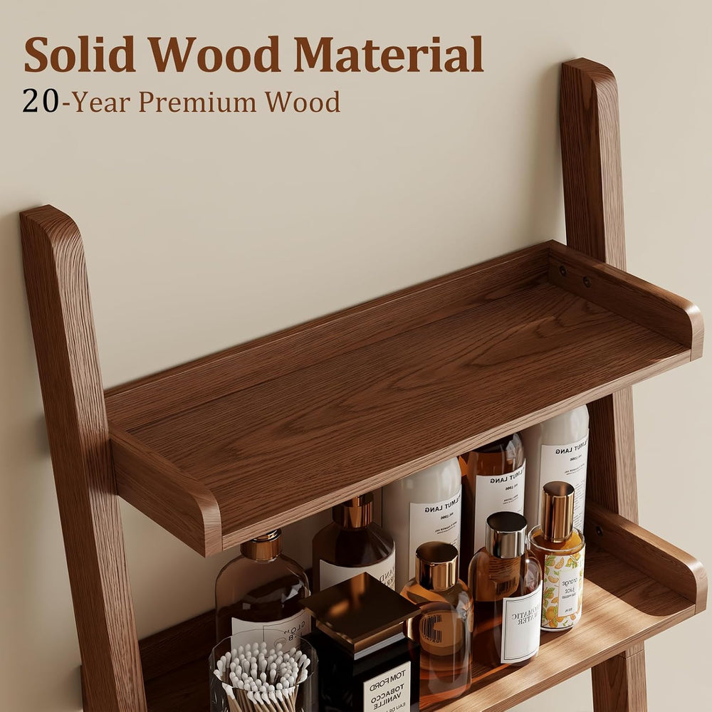 Over The Toilet Storage Shelf Wood, 3-Tier Above Toilet Organizer Rack, Frees...