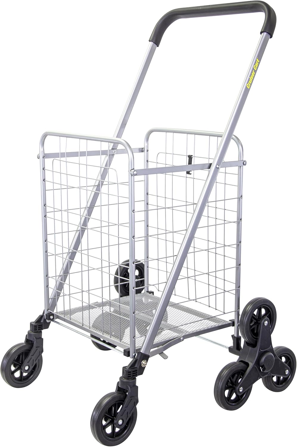 dbest Products Stair Climber Cruiser Cart Shopping Grocery Rolling Folding La...