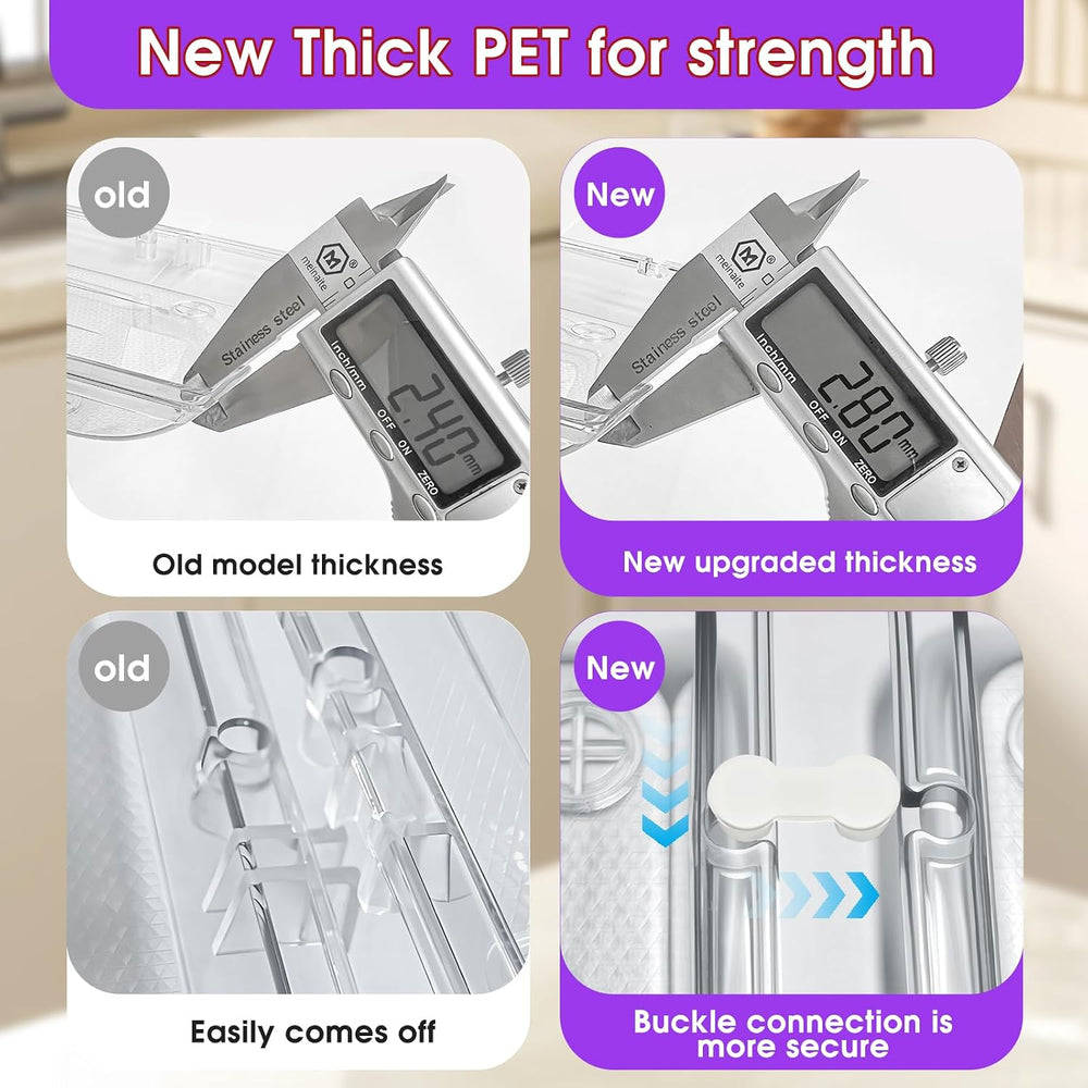Can Organizer for Pantry, 4-Tier Modular Can Storage Rack