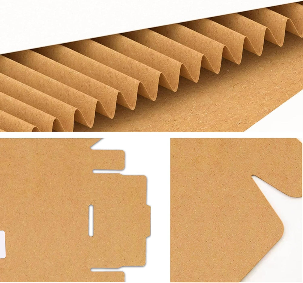 50 pack Letter Size Corrugated Mailer,11x8x2'',Height Adjustable