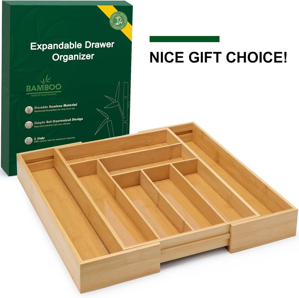 HIWARE Kitchen Utensil Organizer Silverware Organizer Silverware Tray For Dra...