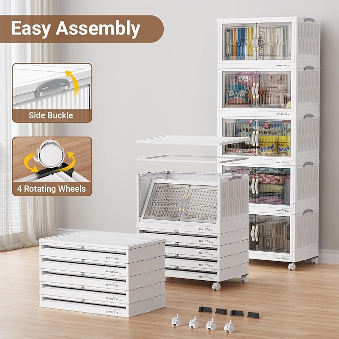 BROVIEW 320Qt Stackable Storage Bins