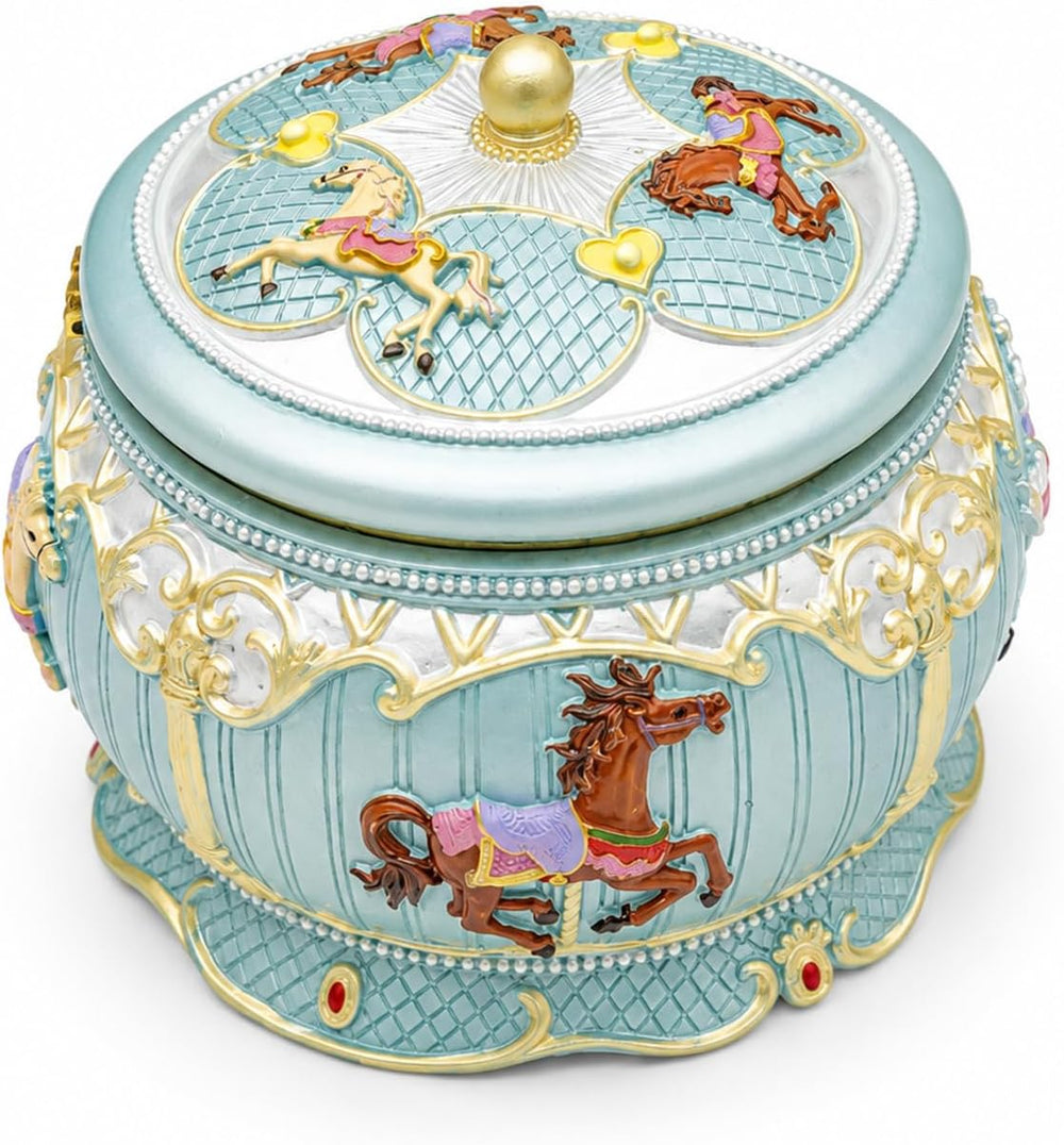 Carousel Music Jewelry Box with Colorful Lights, You Are My Sunshine Musical ...