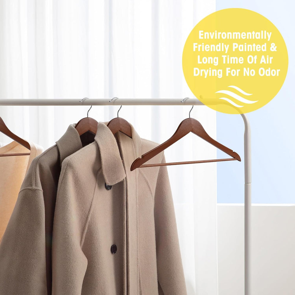Wooden Hangers 90 Pack,Wooden Clothes Hanger for Daily Used,Heavy Duty Wood H...