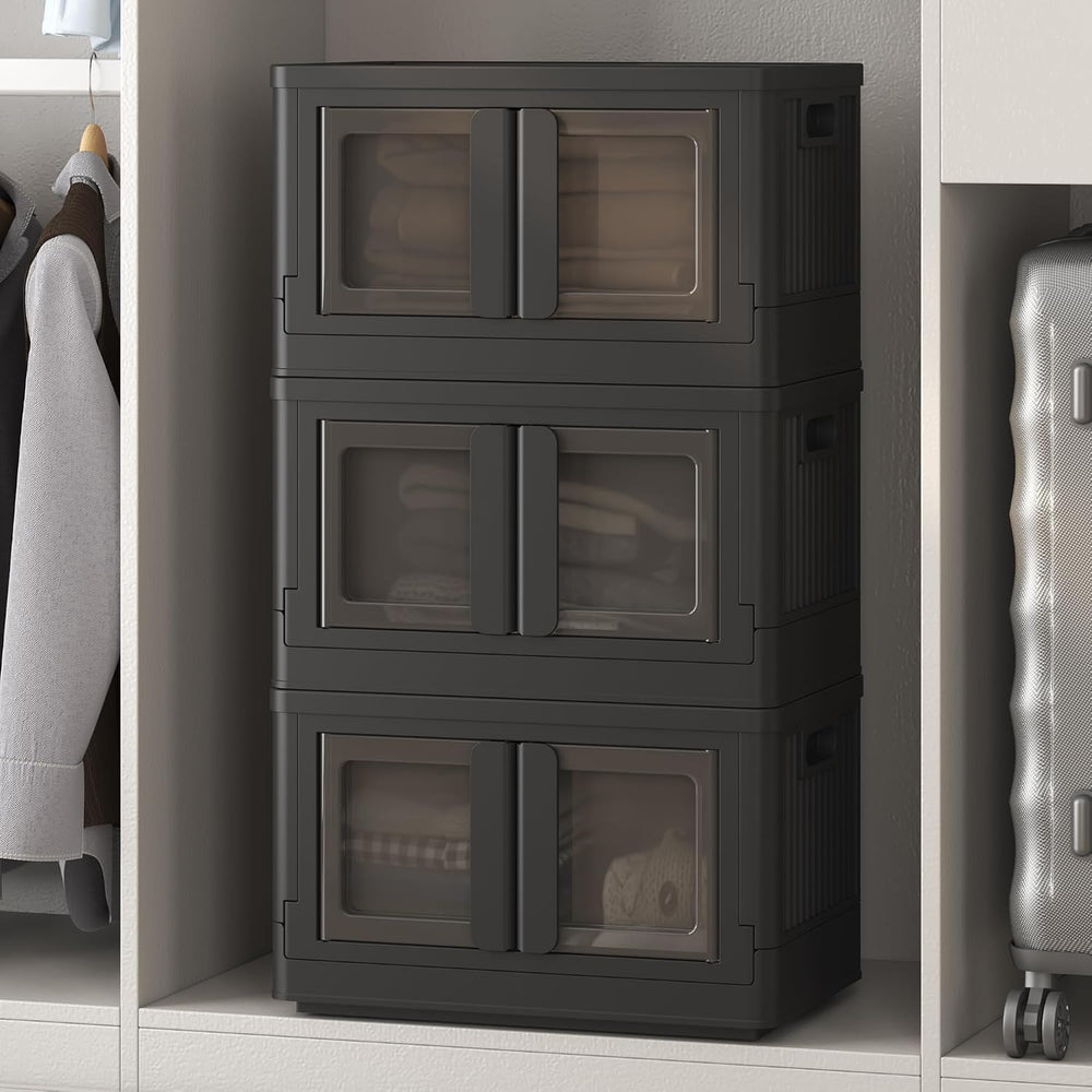 FLEXIMOUNTS 110 QT Stackable Storage Bins